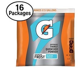 Gatorade Glacier Freeze 2.5 Gallon Powder (16 Packages Per Case)