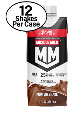 Muscle Milk Genuine Chocolate, 25g Protein, 11 oz. (12 Per Case)