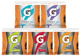 Bulk Gatorade Powder 2.5 Gallon Pouches