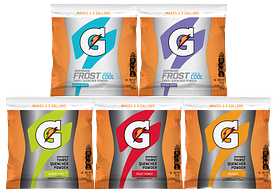 Bulk Gatorade Powder 2.5 Gallon Pouches