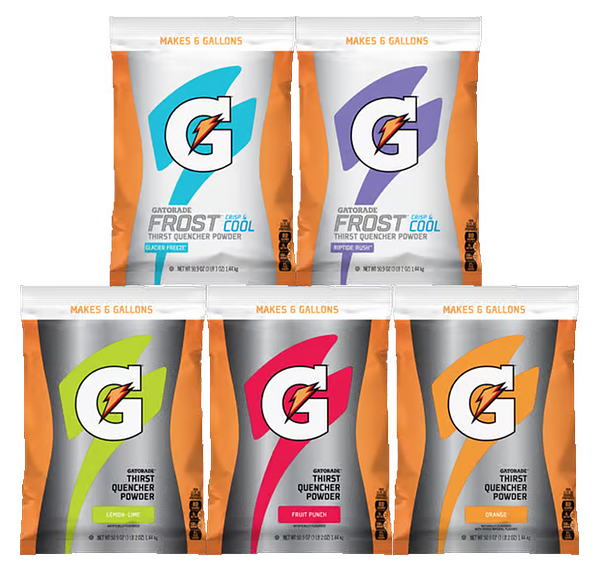 Bulk Gatorade Powder 6 Gallon Pouches