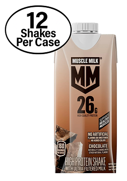 Muscle Milk Genuine Chocolate Shake, 26g Protein, 11 oz. (12 Per Case)