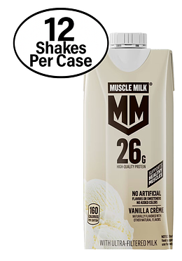 Muscle Milk Genuine Vanilla Shake, 26g Protein, 11 oz. (12 Per Case)
